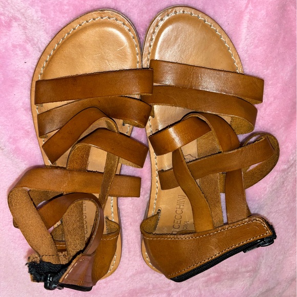 Women’s “Gladiator” leather sandals - Picture 1 of 10